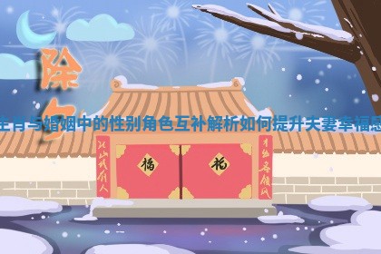 生肖与婚姻中的性别角色互补解析如何提升夫妻幸福感